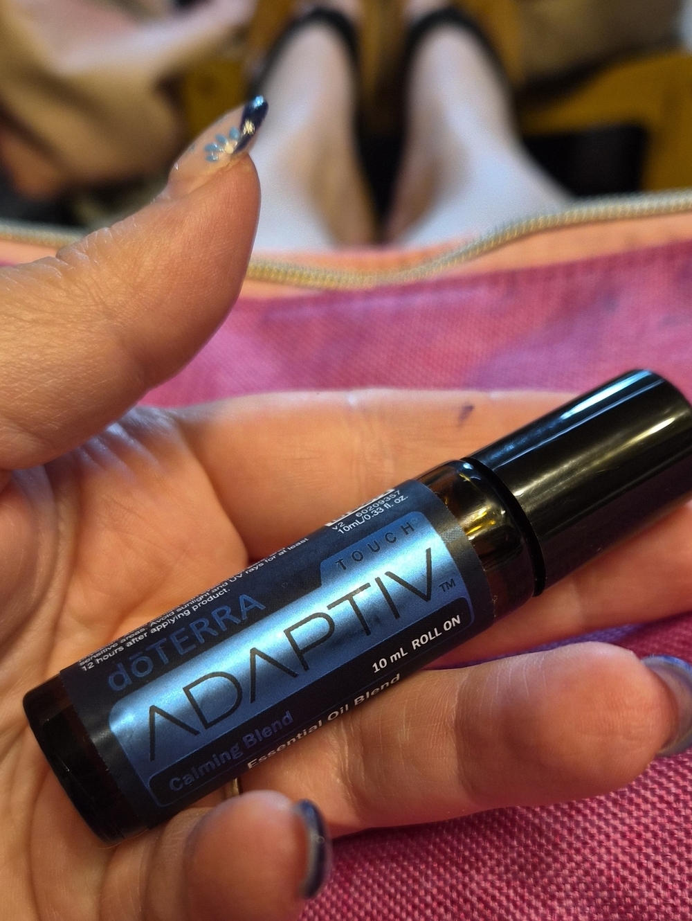 Doterra Adaptiv Touch Calming Blend Roll-On — Metallic Blue Label